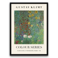 Plakat z ramą 21x30cm Gustav Klimt Colour Series Kolory Obraz Styl Retro