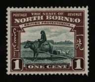 Kolonie brytyjskie NORTH BORNEO PÓŁNOCNE BORNEO lp1.I.8A