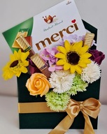 BOX PREZENTOWY KOPERTA ZESTAW DZIEŃ NAUCZYCIELA URODZINY PREZENT