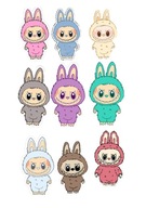 Opłatek na Tort Labubu Dekoracja do Tortu na Urodziny Wydruk Cukrowy