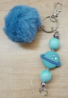 Brelok Kosmos Saturn Planeta zawieszka 6423 Oliwia Kurowska, Kuba Kurowski