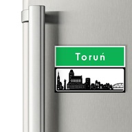 MAGNES TURYSTYCZNY Z PANORAMĄ TORUŃ – PAMIĄTKA NA LODÓWKĘ