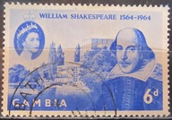 Gambia kolonia brytyjska stary znaczek (7/10