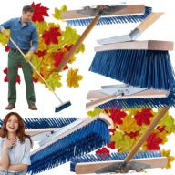 SZCZOTKA ULICÓWKA 50 cm DO ZAMIATANIA CHODNIKA I KOSTKI ZE SKROBAKIEM 154cm