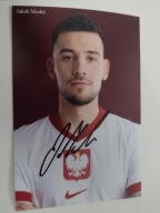 Zdjęcie 10x15 autograf Polska Jakub Moder PZPN 2024