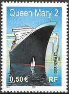 Francja 2003 Znaczek 3773 ** statek Queen Mary 2