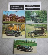 KARTY POCZT.MUZEUM TRANSPORTU BROOKLINE,MASS, 1972