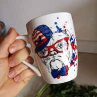 Kubek standardowy 250 ml American Dog dla wielbiciela psów buldog