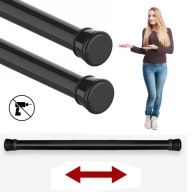DRĄŻEK ROZPOROWY PRYSZNICOWY TELESKOPOWY ŁAZIENKI ZASŁON KARNISZ 110-200CM