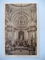 WILNO WNĘTRZE KOŚCIOŁA ŚW. PIOTRA i PAWŁA przedwojenna POCZTÓWKA