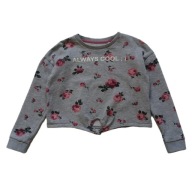 C&A krótka bluza w kwiatki róże 134/140 cm