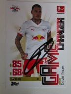 Karta topps mach attax autograf Bundesliga RB Leipzig David Raum Game