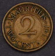 Mauritius - 2 centy 1947