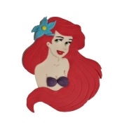 Figurka 2D mała syrenka Ariel z masy cukrowej na tort