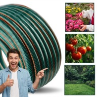 WĄŻ OGRODOWY ZWIJANY BEGRIS 30M 1/2" 4W MOCNY ELASTYCZNY LEKKI