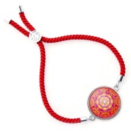 Bransoletka Szczęścia dla kobiety damska indyjska Mandala Piękna afirmacja