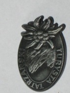 TURYSTA TATRZAŃSKI odznaka na śrubę