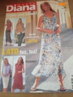 Diana moda moden jak Burda 1/2004 wykroje krawieckie szycie krawiectwo