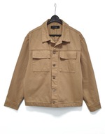 Kurtka Koszulowa Jeansowa Bawełniana Beżowa Nu-In |R. M