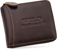 Always Wild portfel skóra naturalna brązowy - mężczyzna