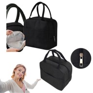 TORBA TERMICZNA TERMOIZOLACYJNA NA PLAŻĘ PODRÓŻNA TURYSTYCZNA CZARNA 4L