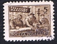 1950 Polska fi 513 - Wydanie na odbudowę Warszawy
