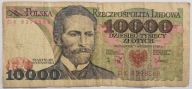 10000 zł 1988r. Seria DK, banknot PRL