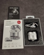 Białe słuchawki douszne XMUSIC TWS760W Bluetooth