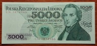 PRL 5000 zł 1982 CN 1814966 Stan unc