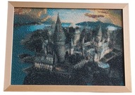 Obraz ręcznie zrobiony haftem diamentowym Harry Potter Hogwart