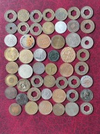 Zestaw 54 Różnych Medali i Żetonów z całego świata