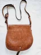 torebka skórzana naturalna skóra vintage retro listonoszka leather handbag