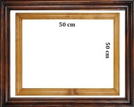 Ramka drewniana sosnowa na obraz zdjęcie plakat 50 x 50 cm
