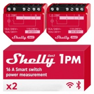 Shelly 1PM Gen3 Inteligentny przekaźnik WiFi BT pomiar mocy 1-kanałowy 16A