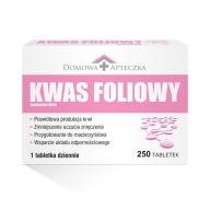 Suplement diety Domowa Apteczka Kwas foliowy 250 tabletek