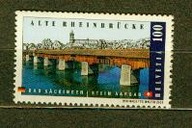 SZWAJCARIA** Stary, drewniany most na Renie Mi 2068