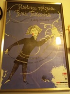 Plakat Adam Mickiewicz rama drewniana wys. 71 cm