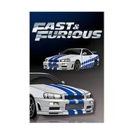 Plakat „Fast & Furious” – Samochodowy Plakat Vintage