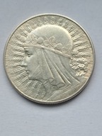 10 zł złotych 1933 KOBIETA stan 1/1- * SREBRO