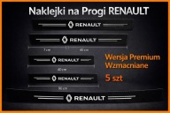 5 szt Naklejki ochronne na progi Bagażnik Dopasowane Renault Clio Scenic