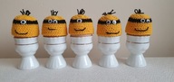 Minionki - ocieplacze na jajka - HANDMADE