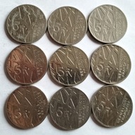 Moneta Francja 5 franków 1992 Pierre Mendes