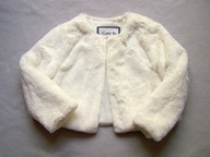 BOLERKO DZIEWCZĘCE FUTERKO ECRU 4 LATA DUNNES