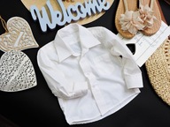 Baby World - biała wizytowa koszula r 80