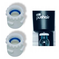 2 x ADAPTER BUTELEK PET DLA SATURATORA DAFI PUSHAIR - BIAŁY