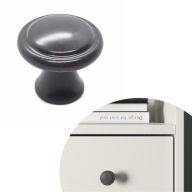 IKEA HAUGA UCHWYT GAŁKA SZARA 27MM HEDRA BRIMNES HEMNES PAX METOD BESTA