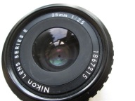 Obiektyw Nikon F NIKON Series E 35mm 1:2.5