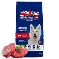 Butchers SUCHA karma dla psa WOŁOWINA z witaminami i minerałami 15kg