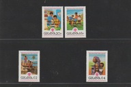 GHANA 1980, ZESTAW ZĄBKOWANY