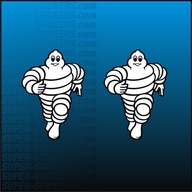 2x Naklejka Logo MICHELIN Ludek Rozmiar L (65 x 93mm) Motocykl Quad Cross